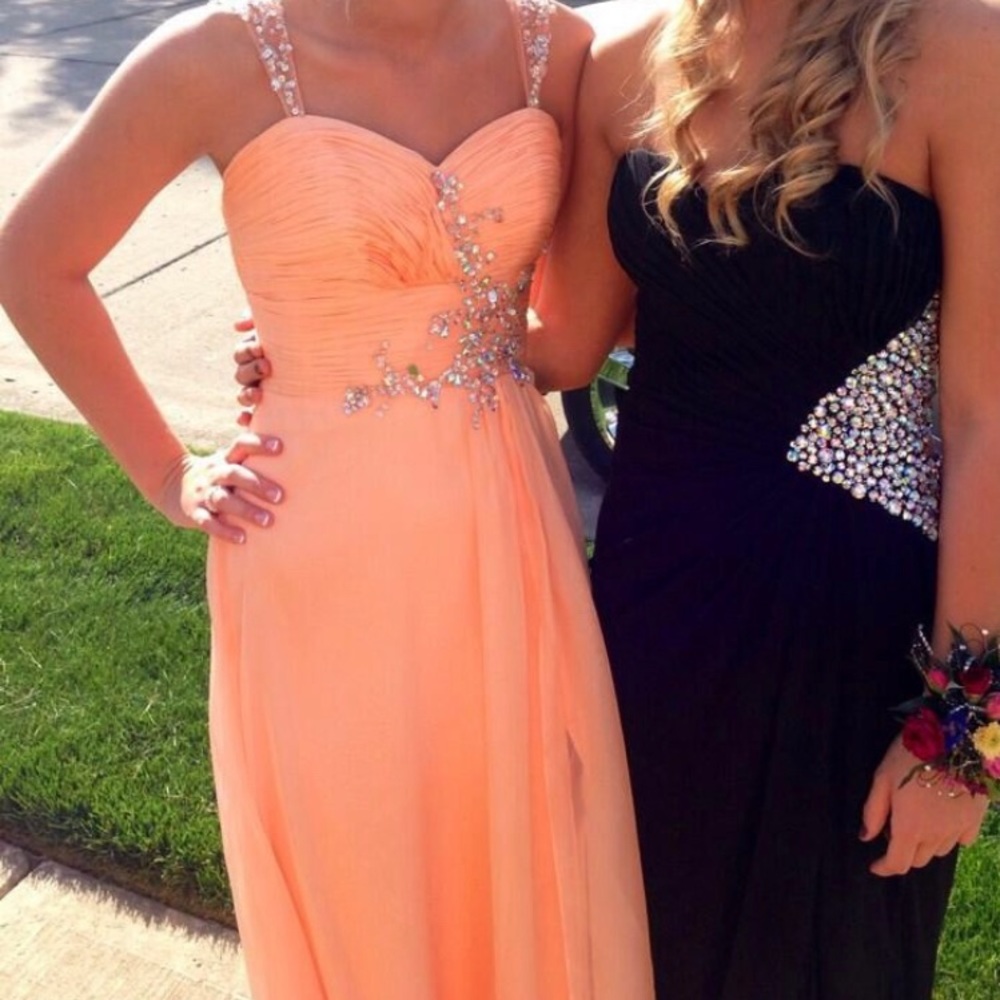 Peach Prom Dress